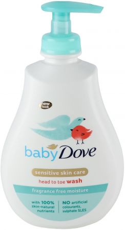 Гель для душу дитячий DOVE Baby Зволоження без запаху 400мл (8710908657535) | Фото 3