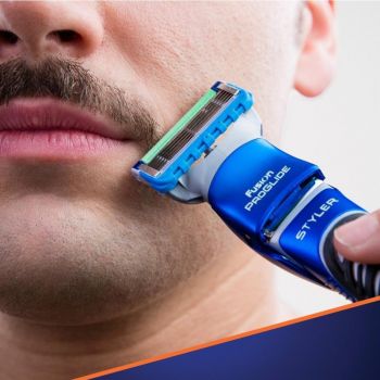 Бритва-стайлер GILLETTE Fusion ProGlide Styler 1 змінна касета ProGlide Power + 3 насадки (7702018273386) | Фото 10