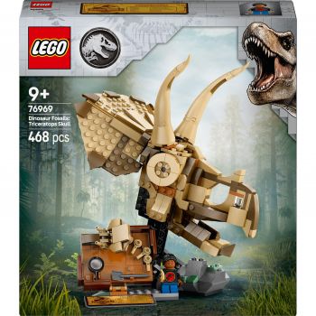 Конструктор LEGO Jurassic World Скам'янілості динозаврів: череп трицератопса (76969) | Фото 1
