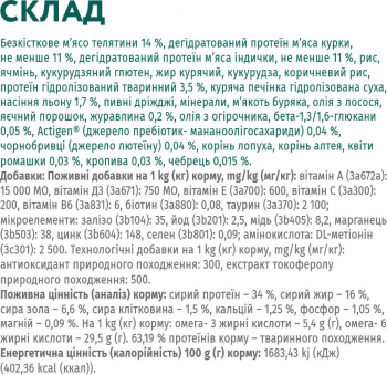 Сухий корм Optimeal для дорослих кішок з телятиною 1.5 кг (B1800501) | Фото 5