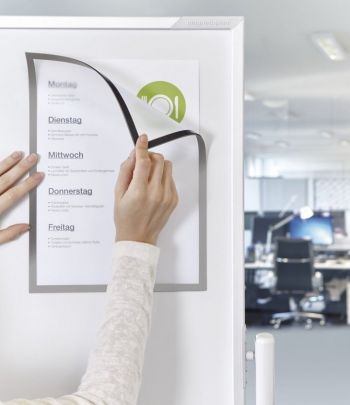 Magnetoplan Рамки магнитные A4 серебристые Magnetofix Frame Silver Set UA (1130332) | Фото 5