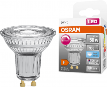 Лампа OSRAM LED GU10 4.5Вт 4000К 350Лм PAR1650 STAR (4058075798120) | Фото 2