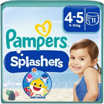 Підгузки-трусики для плавання PAMPERS Splashers 9-15 кг 11 шт (8001090698384) | Фото 1