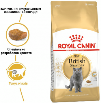 Сухий корм для котів породи Британська короткошерста Royal Canin British Shorthair Adult 400г (3182550756402) Сухий корм для котів породи Британська короткошерста Royal Canin British Shorthair Adult 400г (3182550756402) | Фото 8
