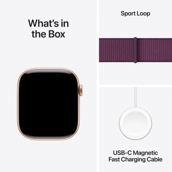 Смартгодинник APPLE Watch Series 10 GPS 46mm Rose Gold Aluminium Case with Plum Sport Loop (MWWV3QH/A) Смартгодинник APPLE Watch Series 10 GPS 46mm Rose Gold Aluminium Case with Plum Sport Loop (MWWV3QH/A) | Фото 9