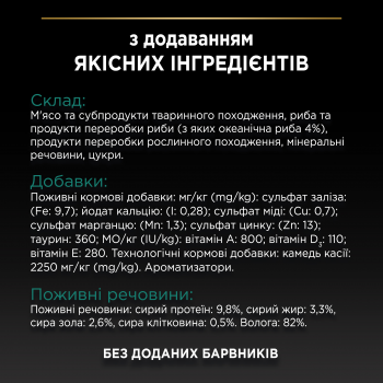 Вологий корм для котів Pro Plan Sterilised після стерилізації з океанічною рибою 85 г | Фото 6
