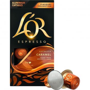 Кава L`OR капсули Espresso Caramel, 100% арабіка, 10шт, Nespresso (8711000488225) | Фото 1