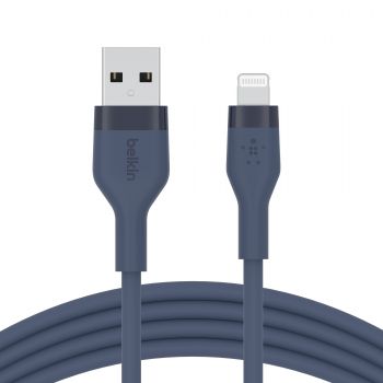 Belkin USB-A - Lightning, SILICONE, 1m, blue (CAA008BT1MBL) | Фото 9