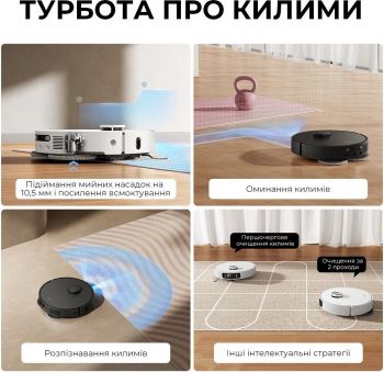 Робот-пилосос миючий Dreame Bot L40 Ultra AE White (RLL77SE) Купить пылесос Робот-пилосос миючий Dreame Bot L40 Ultra AE White (RLL77SE) | Фото 10