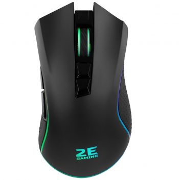 Ігрова миша 2E Gaming MG340 WL, RGB USB Black (2E-MG340UB-WL) | Фото 1
