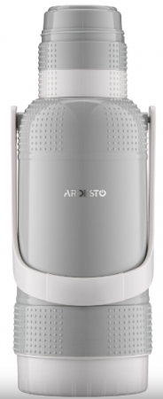 Термос ARDESTO Gemini Gourmet 3200 мл, пластик, скляна колба, сірий (AR2632GRE) | Фото 4