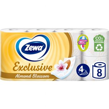 Папір туалетний ZEWA Exclusive Milk 8 шт (7322540837933) | Фото 1
