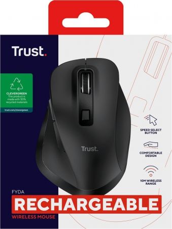 Миша TRUST Fyda Rechargeable WL ECO Black (24727_TRUST) Купить мышь Миша TRUST Fyda Rechargeable WL ECO Black (24727_TRUST) | Фото 7