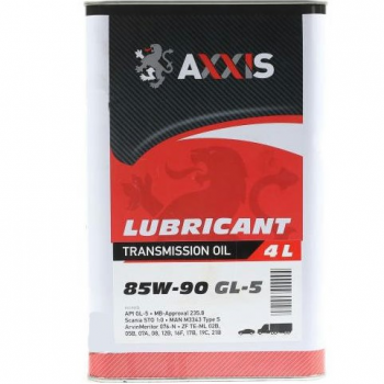 Олива трансмісійна Axxis 85W-90 4л (AX-2072) (48021043918) Олива трансмісійна Axxis 85W-90 4л (AX-2072) (48021043918) | Фото 1