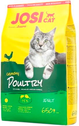 Сухий корм для дорослих котів Josera JosiCat Crunchy Poultry 650г (4032254776017) | Фото 2