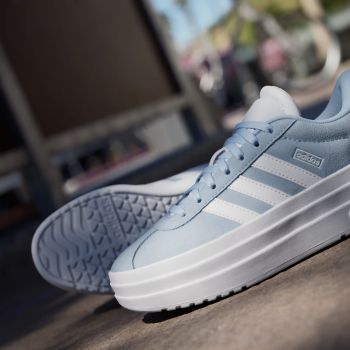 Кеди для дівчаток Adidas Vl Court Bold J JI1018 36 (3,5 UK) блакитні (4067904372745) | Фото 13