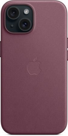 Чохол APPLE для iPhone 15 FineWoven Case with MagSafe Mulberry (MT3E3ZM/A) | Фото 4
