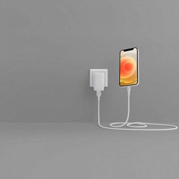 BELKIN USB-A - Lightning силіконовий, з кліпсою, 3m White (CAA008BT3MWH) | Фото 6