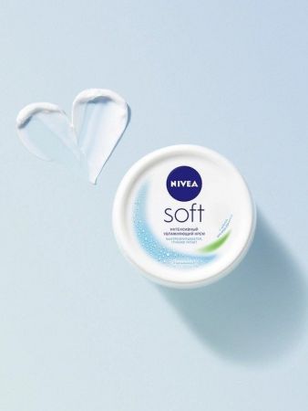 Освіжаючий зволожуючий крем NIVEA Soft для обличчя, рук та тіла 100 мл (4006000009537) | Фото 2