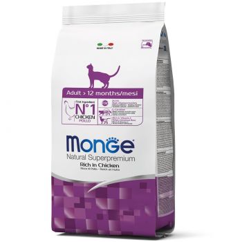 Сухий корм для кішок Monge Cat Adult з куркою та рисом 0,4 кг (8009470004985) Сухий корм для кішок Monge Cat Adult з куркою та рисом 0,4 кг (8009470004985) | Фото 1