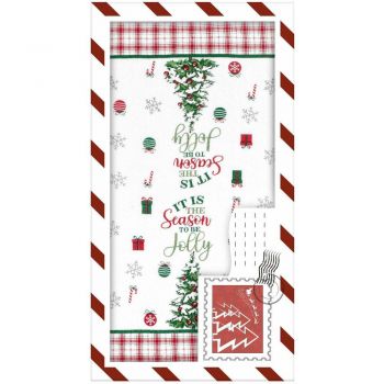 Купить полотенце Подарунковий набір рушників в коробці ARDESTO Christmas Tree 38х63см, 2шт (ART3863HTB) | Фото 2