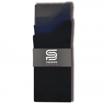 Набір шкарпеток чоловічих Premier Socks 39-41 3 пари чорні/темно-сині/темно-сірі (4820203354672) | Фото 5