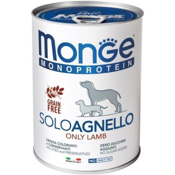 Monge dog solo 100% ягня, 400 г (8009470014236) | Фото 1