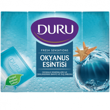 Мило DURU Fresh Sensations екопак Океанський бриз 4 х 150 г (8690506494605) | Фото 1