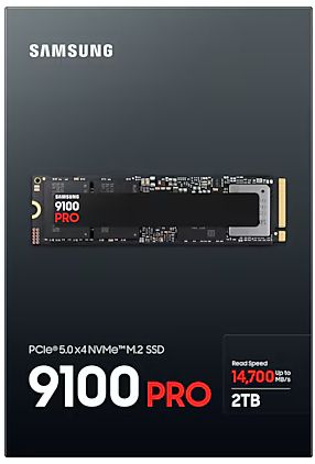 SSD накопичувач SAMSUNG  M.2 2TB PCIe 5.0 9100PRO (MZ-VAP2T0BW) | Фото 2