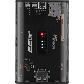 Мобільний 4G Wi-Fi роутер 2E PowerLink (MiFi-5) Black (694743655339) | Фото 1