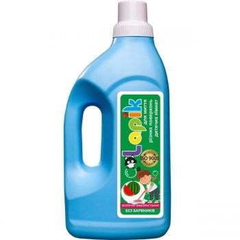 Засіб для миття різних поверхонь дитячих кімнат Lapik з ароматом кавуна 1,25л | Фото 1