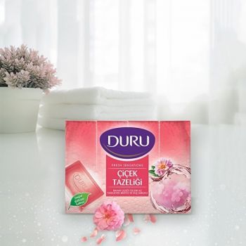 DURU Fresh Sensations Квіткова Хмара екопак 4*150г (8690506494582) | Фото 2