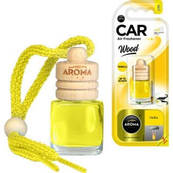 Ароматизатор повітря Aroma Car Wood 6мл. – Vanilla (63107) (5908241631074) | Фото 1