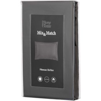 Наволочка ARDESTO Mix&Match, 50х70+5см, 100% бавовна, сатин, сірий (ART5070PCY) | Фото 7