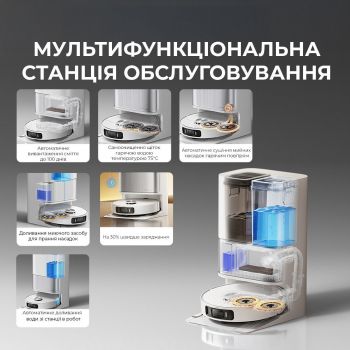 Робот-пилосос миючий Dreame Bot L40 Ultra AE White (RLL77SE) Купить пылесос Робот-пилосос миючий Dreame Bot L40 Ultra AE White (RLL77SE) | Фото 15