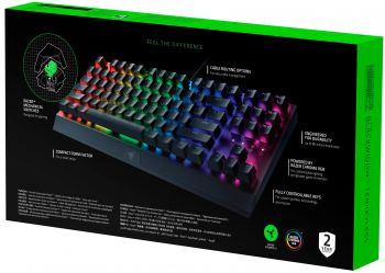 Ігрова клавіатура RAZER BlackWidow V3 Tenkeyless Green Switch USB RGB, Black (RZ03-03490700-R3R1) Ігрова клавіатура RAZER BlackWidow V3 Tenkeyless Green Switch USB RGB, Black (RZ03-03490700-R3R1) | Фото 6