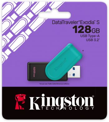 Накопичувач USB 3.2 KINGSTON 128GB Gen1 DT Exodia S (DTXS/128GB) Накопичувач USB 3.2 KINGSTON 128GB Gen1 DT Exodia S (DTXS/128GB) | Фото 2