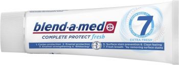 Зубна паста Blend-a-med Complete Protect 7 Екстрасвіжість 75мл Зубна паста Blend-a-med Complete Protect 7 Екстрасвіжість 75мл | Фото 4