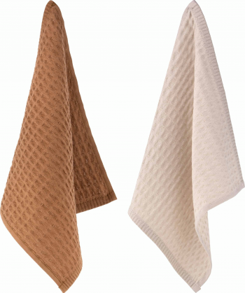 Набір рушників для кухні Ardesto Pique, 30x30см, 4шт, коричневий (ART3535VG) Купить полотенце Набір рушників для кухні Ardesto Pique, 30x30см, 4шт, коричневий (ART3535VG) | Фото 3