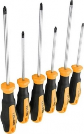 Набір викруток TOLSEN Ерго 6шт, SL, PH, PZ (20014) Набір викруток TOLSEN Ерго 6шт, SL, PH, PZ (20014) | Фото 2