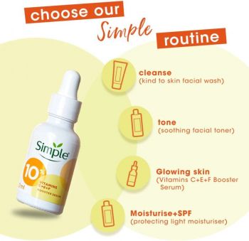 Сироватка для обличчя Simple Вітаміни C+E+F 30 мл (8720181157110) | Фото 6