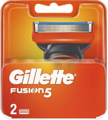 Купить сменный картридж для бритвенных станков GILLETTE FUSION Змінні касети для гоління 2шт (7702018867011) | Фото 2