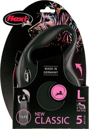 Повідець-рулетка Flexi Classic L до 50 кг 5 м чорний (4000498032329) Повідець-рулетка Flexi Classic L до 50 кг 5 м чорний (4000498032329) | Фото 3