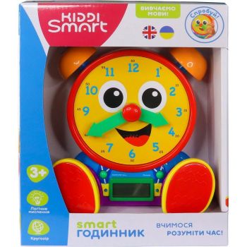 Купить игрушку музыкальную и развивающую Навчальна іграшка Kiddi Smart SMART-ГОДИНИ (українська, англійська) (407752-43) | Фото 5