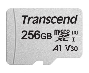 Карта пам`яті TRANSCEND microSDXC 256GB C10 UHS-I R95/W45MB/s + SD-адаптер (TS256GUSD300S-A) | Фото 2