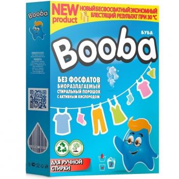 Пральний порошок Booba для ручного прання 350 г (4820187580074) | Фото 1