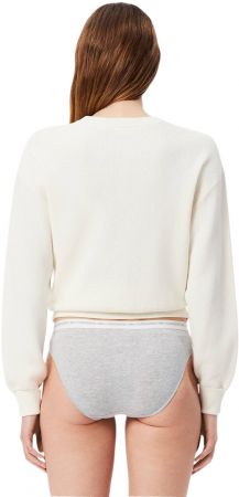 Жіночі труси-сліпи Lacoste 8F1338NUA S 3 шт. чорний/білий/сірий (8F1338NUATS) | Фото 3