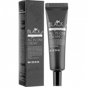 Крем для обличчя відновлювальний Mizon Black Snail All In One з муцином равлики 35мл (8809663751746) Крем для обличчя відновлювальний Mizon Black Snail All In One з муцином равлики 35мл (8809663751746) | Фото 1
