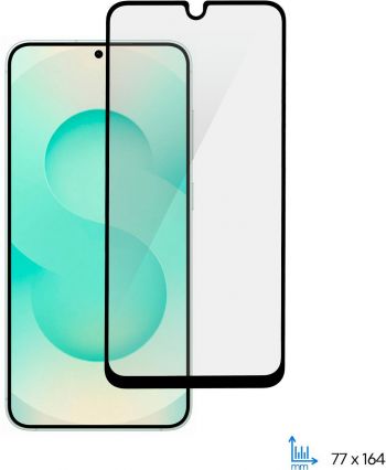 Захисне скло 2E для Samsung Galaxy A16 (A165) , 2.5D FCFG, (1 Pack), black border (2E-G-A16-SMFCFG-BB) | Фото 2