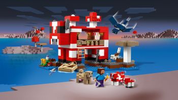 Купить конструктор Конструктор LEGO Minecraft Грибний будинок (21270) | Фото 3